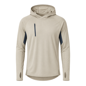 Vente en gros Sweat à capuche de pêche Sand Performance pour homme, protection solaire UPF 50, séchage rapide, ventilation en maille, 100% Coton, Hiver, OEM ODM - Product Image 1