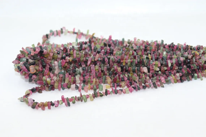 Perles de tourmaline brute de qualité AAA, multi-tourmalines, 7-10 mm, perles de tourmaline naturelle en forme de crayon pour la création de bijoux - Product Image 4