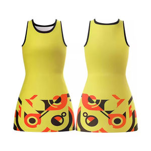 Camiseta de Netball de Alta Calidad 100% Poliéster con Diseño Estampado Personalizado con el Logotipo del Equipo para Equipos Escolares - Product Image 4