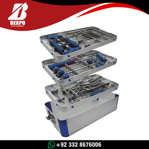 Sistema de tornillos pediculares de 5.5 mm, juego de instrumentos de fijación espinal de acero inoxidable, certificado CE, cirugía ortopédica MIS - Product Image 6