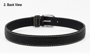 Ceinture en cuir artisanale avec finition signature – Collection Private Label de Divine International - Product Image 5