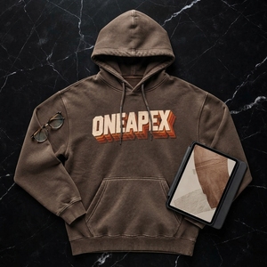 Sudaderas con Capucha Personalizadas Color Marrón 100% Algodón con Estampado Animal, Ropa Casual Urbana para Hombre, OEM ODM, Venta al Por Mayor - Product Image 4