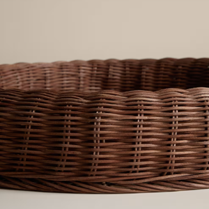Unique Rattan Storage <b>Basket</b> Customize Color, Eco-Friendly <b>Wicker</b> Tray For Tabletop Decor Premium Vietnam Rattan Organizer - Product Image 2