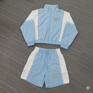 Rexfit Sports Custom Nylon 3M Reflective Windbreaker <b>Jacket</b> and <b>Track</b> Pant Set <b>for</b> <b>Men</b> Tracksuit Set Wholesale - Product Image 6