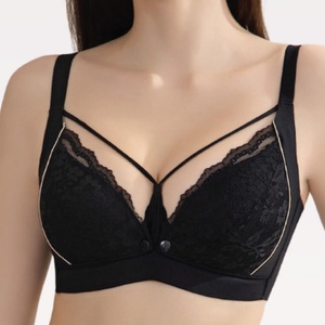 Sujetador de lactancia Bmama para mujer, elegante, con encaje floral y diseño de soporte lateral ancho - Product Image 3