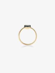 Custom 14k Solid Gold Heart Cut Lab Grown Diamond Solitaire Engagement <b>Rings</b> Georgian Setting Everyday Wear Modern <b>Stacking</b> Band - Product Image 5