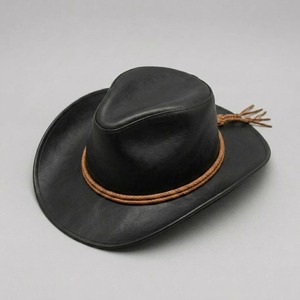 Chapeau haut de forme victorien en cuir fait main, style classique, couronne haute, chapeau de costume vintage pour mariages gothiques, événements steampunk et événements historiques - Product Image 4