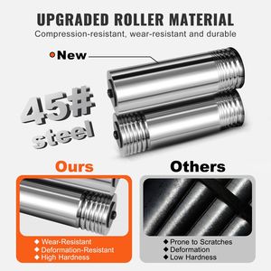 Machine à laminer les bijoux 1,77''/45 mm, rapport de transmission 1:2,4, multifonction 3-en-1, presse 0-6 mm, haute qualité - Product Image 5