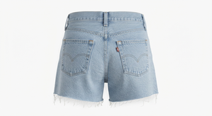 Shorts en jean taille haute 100 % coton, ourlet brut, décontractés, pour femme, séchage rapide, streetwear d'été - Product Image 3
