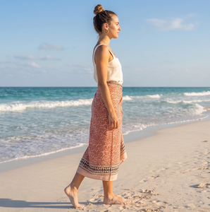 Sarong imprimé à la main pour la plage, sarong pareo personnalisé pour femme, léger, en coton, pour la plage, pour les vacances - Product Image 6
