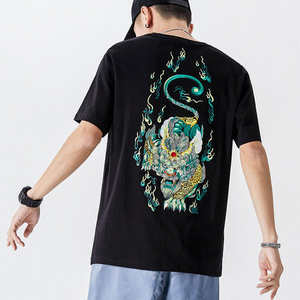 Camiseta de Algodón 100% Personalizada con Logotipo para Hombre, Bordado de Alta Calidad y Estampado en Espuma, Diseño Sólido - Product Image 2