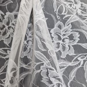 Floral Stretch <b>Lace</b> Fabric 120cm Lightweight Customized Color Nylon Spandex Mesh for Lingerie Bridal Dress Soft <b>Elastic</b> - Product Image 1