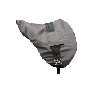 Housse de selle de cheval en nylon bleu avec sangles réglables et fermeture à boucle - Product Image 3