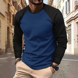 Camisetas de Hombre de Manga Corta con Cuello Redondo, Casuales, 100% Algodón, de Secado Rápido, Ecológicas, Nuevas para Primavera y Otoño - Product Image 2