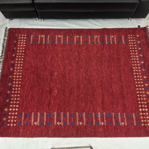 Alfombra Kilim de Lana de Primera Calidad, Anudada a Mano, con Pelo Cortado, con Opciones de Tamaño y Color Personalizables - Product Image 2