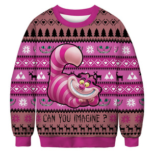 Sudadera unisex de punto con cuello redondo de Guacin Around Christmas Tree - Product Image 6