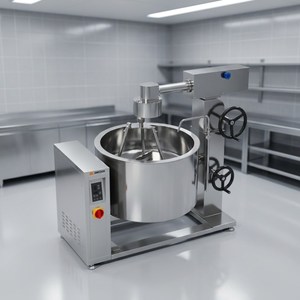 Olla de vapor con inducción y revestimiento giratorio Amicook 380V/440V, modelo esencial para cocinar al vapor con inducción, apta para vapor, con sistema de inclinación. - Product Image 6