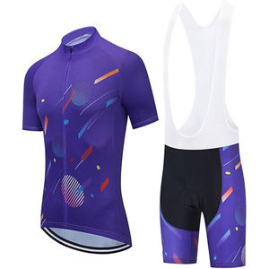 Maillot de cyclisme unisexe sans manches, col en V, respirant, anti-humidité, polyester, taille élastique, fermeture éclair, nom d'équipe personnalisé - Product Image 1