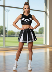 Fabricant OEM d'uniformes de cheerleading, robes et jupes de cheerleading professionnelles, logo personnalisé, commandes en gros pour les marques sportives - Product Image 5
