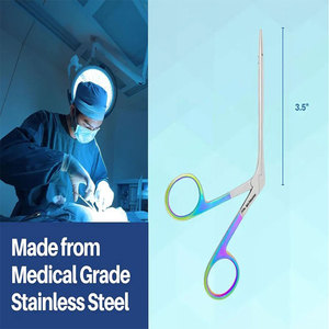 Pinzas de Oreja de Cocodrilo Profesionales de 6.5 Pulgadas con Diseño de Mandíbula Curva, Instrumento Quirúrgico ENT de Acero Inoxidable Premium con Punta Fina - Product Image 3