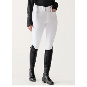 Pantalones ecuestres de cintura alta hechos a medida para mujer con bolsillos de silicona para teléfono Pantalones de carreras de nailon Suministro directo de fábrica India - Product Image 1