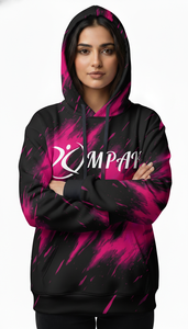 Sweat à capuche unisexe oversize moderne et décontracté pour l'hiver, avec broderie et impression, éco-responsable, pour le streetwear et la mode urbaine - Product Image 2