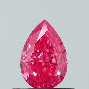 Diamant de laboratoire CVD rose vif fantaisie VS1 de 0,54 ct, taille poire, non monté - Product Image 1