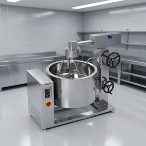 Chaudière à vapeur rotative à induction à double enveloppe Amicook 380V/440V, modèle haute performance pour la cuisson et l'assaisonnement, vente en gros, 3 lames - Product Image 6