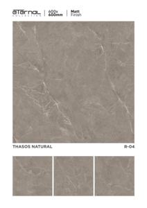 Azulejos de Porcelana Premium con Acabado Mate, 600X600MM 24X24, Azulejos de Cerámica Vitrificados para Pisos Interiores - Product Image 5