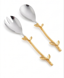 Designer <b>Floral</b> Handle Cutlery Set Stylish Flatware Silverware Perfect For Dining Table Kitchen Weddings Parties And Hotels - Product Image 1