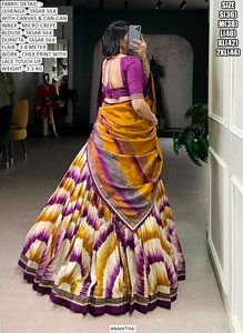 Lehenga Royal Noir Festif - Product Image 3