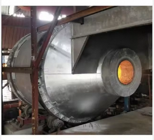Rotary Furnace for Aluminum Scrap <b>Melting</b> with Fuel Efficient <b>Burner</b> and Automatic Other Metal Cutting Machinery - Product Image 1