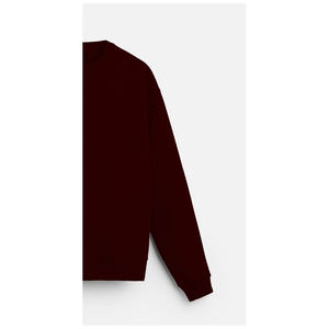 เสื้อสเวตเชิ้ตคอกลมผู้ชาย พรีเมียม ผ้าฝ้ายถักนิตติ้ง 100% ระบายอากาศได้ดี เป็นมิตรกับสิ่งแวดล้อม ลายพิมพ์นูนด้านหน้า - Product Image 4