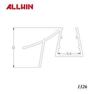Glass Shower <b>Door</b> Waterproof <b>PVC</b> <b>Door</b> Wipes and Water <b>Seals</b> - Product Image 3