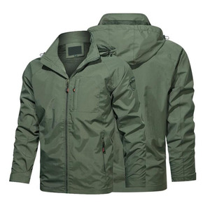 Veste coupe-vent d'hiver unisexe pour activités de plein air, respirante, en softshell, pour la pêche, le camping, taille plus 5XL, imperméable, pour la chasse - Product Image 1