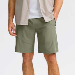 Shorts de sport pour homme 100% coton, motif uni, respirants, avec poches, taille 6XL, pour entraînement et fitness. - Product Image 3