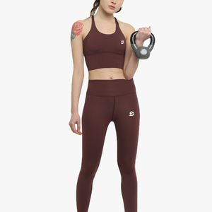 Leggings de Cintura Alta con Sujetador Deportivo, Conjunto de Yoga para Mujer, Ropa Deportiva sin Costuras de Secado Rápido, Ropa de Fitness para Mujer, Conjunto de Yoga - Product Image 4