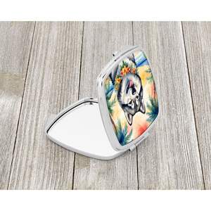 Alaskan Malamute Luau Compact Folding Handheld Makeup <b>Mirror</b> Portable Travel Decorative <b>Pocket</b> <b>Mirror</b> for Women Girls Gift Idea - Product Image 2