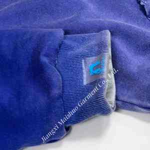 Sudaderas con Capucha Reversibles Personalizadas con Serigrafía, Sudaderas con Capucha de Algodón French Terry con Lavado Ácido y Efecto Desgastado para Hombre - Product Image 3