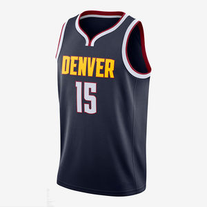 Camisetas de Baloncesto Personalizables al por Mayor, Camisetas de Baloncesto para Hombre, Transpirables, de Secado Rápido, con Estampado por Transferencia de Calor, de Poliéster - Product Image 1