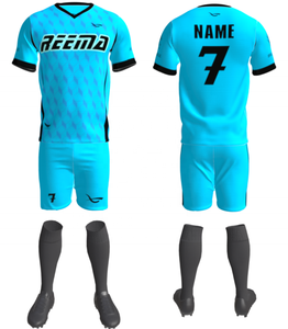 ชุดฟุตบอลโพลีเอสเตอร์นำเข้า100% สำหรับกีฬาชั้นนำที่ออกแบบโดยเทคโนโลยีรีม่า - Product Image 5