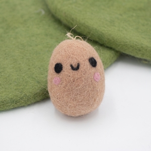 Wholesale Child Cute Face Felt Easter Egg Ornament Handmade Spring Hanging Decor Gift Set - Product Image 1