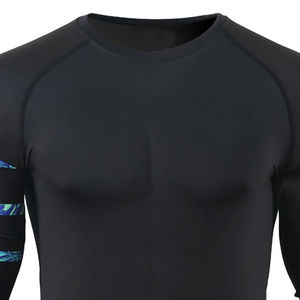 Chemise de protection anti-UV à manches longues unisexe, séchage rapide, respirante, pour entraînement MMA BJJ, logo personnalisé - Product Image 4