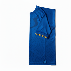 Conjuntos de Camisetas de Fútbol Personalizables con Estampado por Transferencia Térmica, Antibacterianas, de Malla, 100% Poliéster, de Secado Rápido, Corte Corto, OEM - Product Image 3