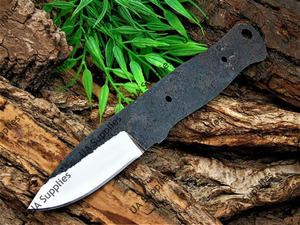 Hojas en Blanco de Acero 1095 Forjadas a Mano con Espiga Completa, Personalizables DIY, ODM, Venta al por Mayor para Suministros de Fabricación de Cuchillos - Product Image 6