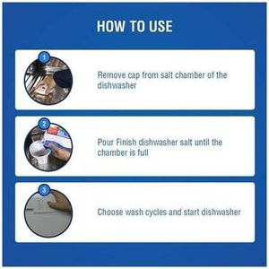 Sel pour lave-vaisselle Finish 1 kg pour lave-vaisselle et adoucisseurs d'eau (lot de 3) - Product Image 3