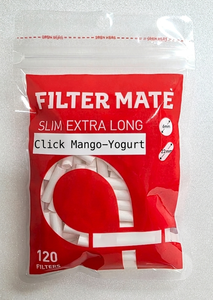 FILTER MATE Click Mango Joghurt Kapsel-Zigarettenfilter 6mm x 22mm 120 Stück Hergestellt in Korea - Product Image 1