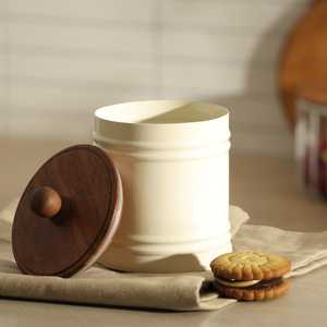 New Design Rectangular Storage Container with Wooden Lid for Modern <b>Kitchen</b> <b>Pantry</b> and Countertop Organization - Product Image 3