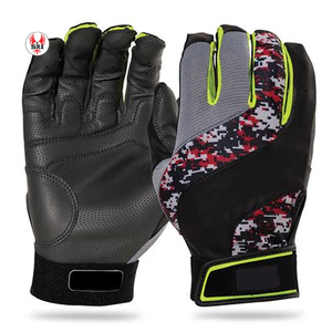 Guantes de Bateo de Béisbol Personalizados al por Mayor con Logotipo, de Cuero de Alta Calidad, Transpirables, Ligeros y Ecológicos - Product Image 2