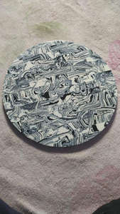 Designer Contemporary Durable Handmade Resin <b>Painting</b> Animal <b>Customized</b> Shape for Living Room Bedroom Apartment Hotel Villa - Product Image 5